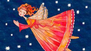 An illustration of an angel/iStock / Getty Images Plus royalty-free image