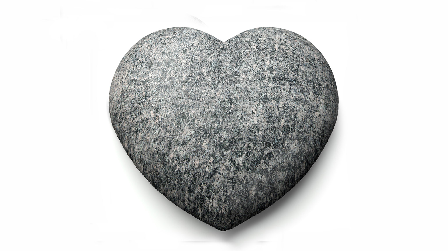 Heart-shaped stone
